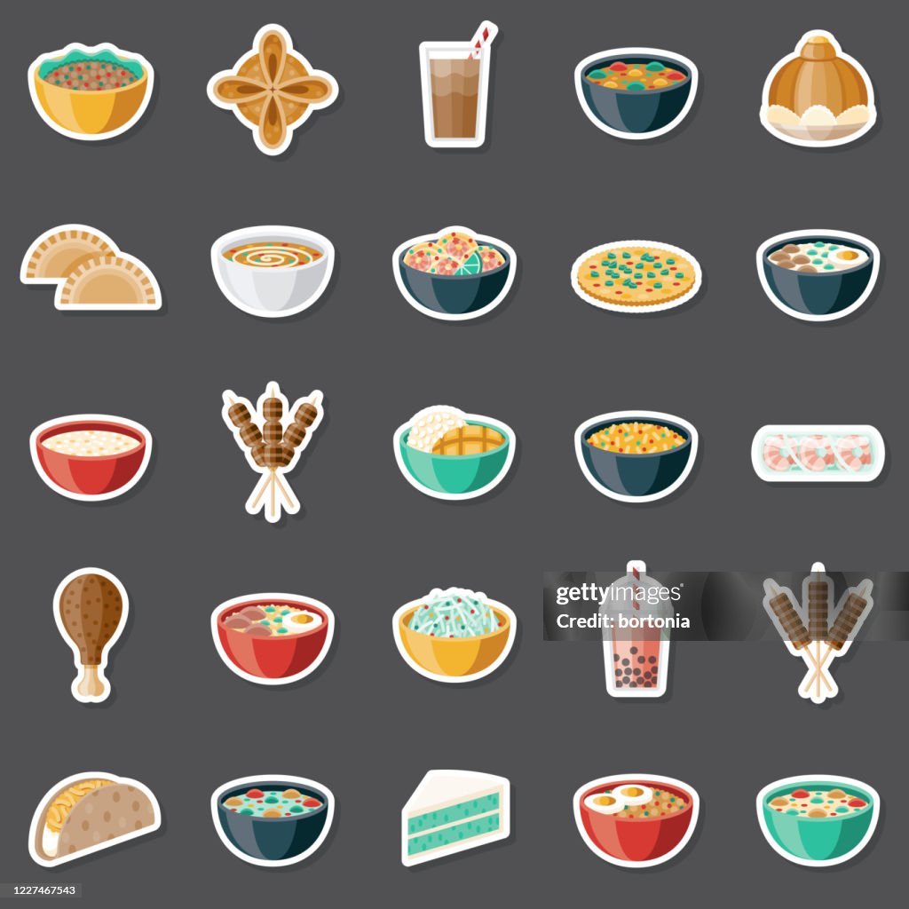 Thai Food Sticker Set