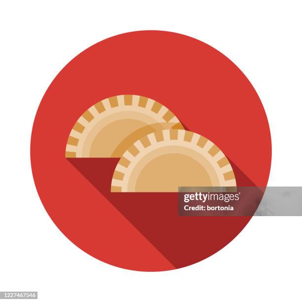 karipap curry puff thai food icon - vegetable samosa stock illustrations