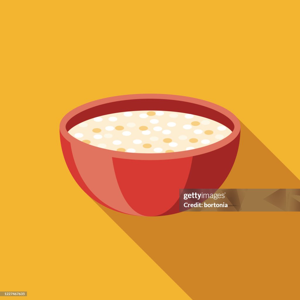 Tapioca Pudding Thai Food Icon