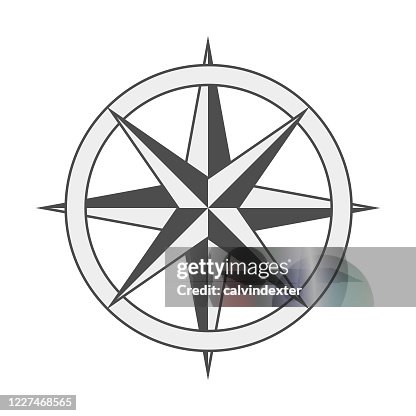 Compass Vector Design Element Compass Design Element High-Res Vector Graphic - Getty Images