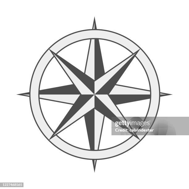 compass design element - daydreaming stock illustrations