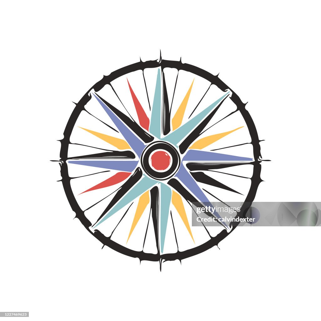 Compass Vector Design Element Compass Design Element High-Res Vector Graphic - Getty Images