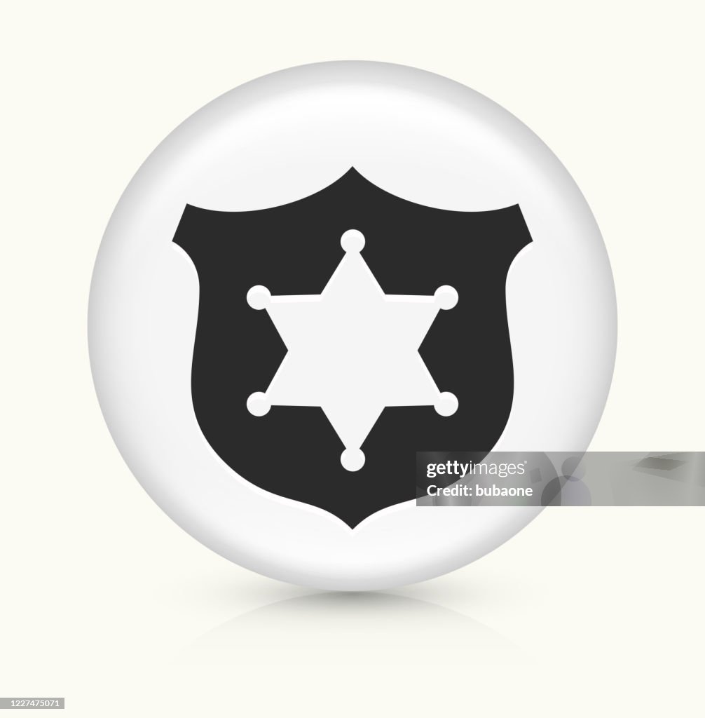 Icône de bouclier d’insigne de police de protection