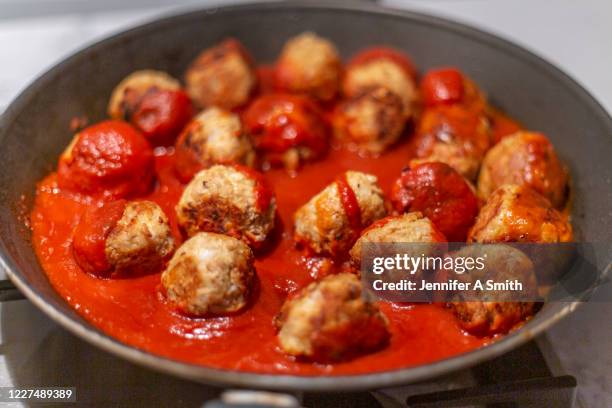 tuna meatballs - meatballs foto e immagini stock