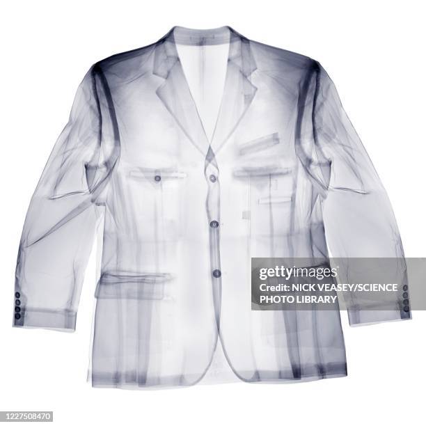 a man's jacket, x-ray - mens clothing stock pictures, royalty-free photos & images