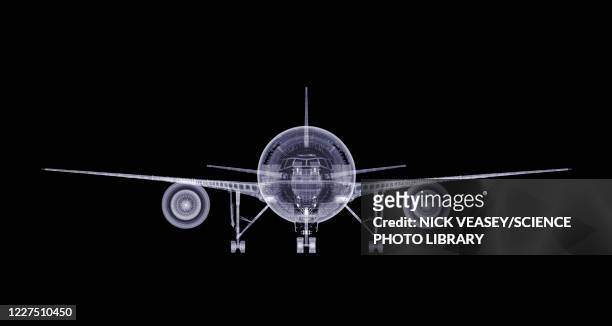 aeroplane, x-ray - romp onderdeel van voertuig stockfoto's en -beelden