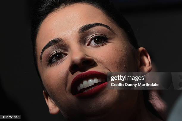 Naomi Scott attends a special screening for Lemonade Mouth, at BAFTA 195 Piccadilly on August 25, 2011 in London, England.