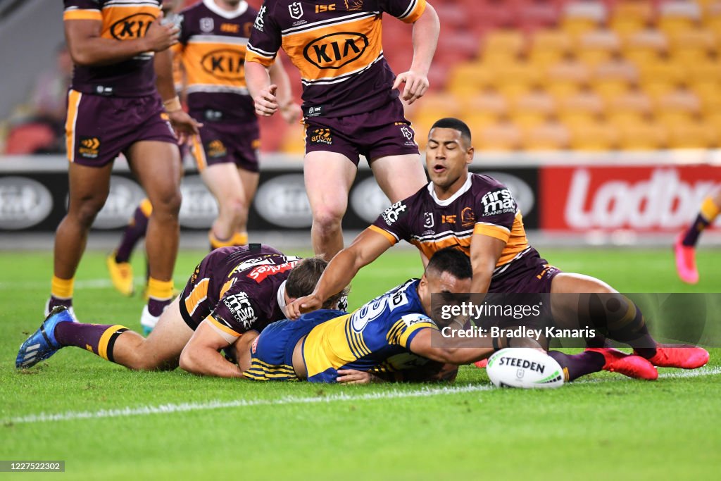 NRL Rd 3 - Broncos v Eels