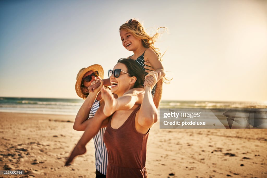 Sommerferien sind glückliche Tage