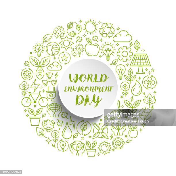world environment day - water wastage stock illustrations