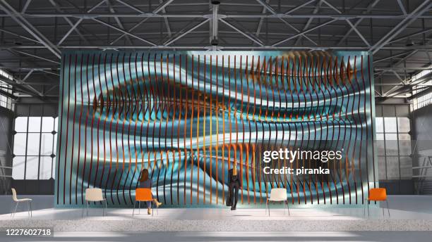 exhibition - modernist sculpture stock pictures, royalty-free photos & images