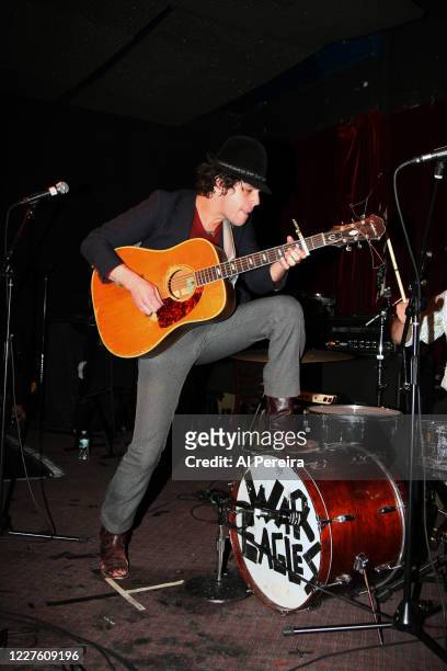 Langhorne Slim performs at The Cutting Room on March 6, 2008 in New York City.