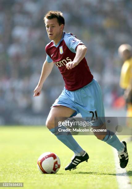 Nicky Shorey of Aston Villa runs with the ball during the game between West Bromwich Albion and Aston Villa on September 21st, 2008 in West Bromwich,...