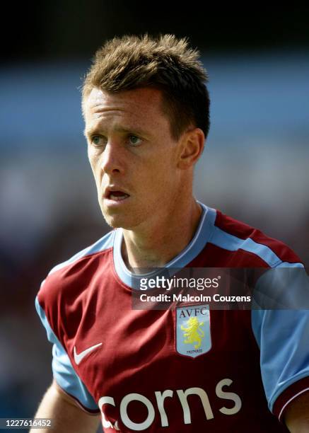 Nicky Shorey of Aston Villa looks on during the game between Aston Villa and Fiorentina on August 8th, 2009 in Birmingham, England.