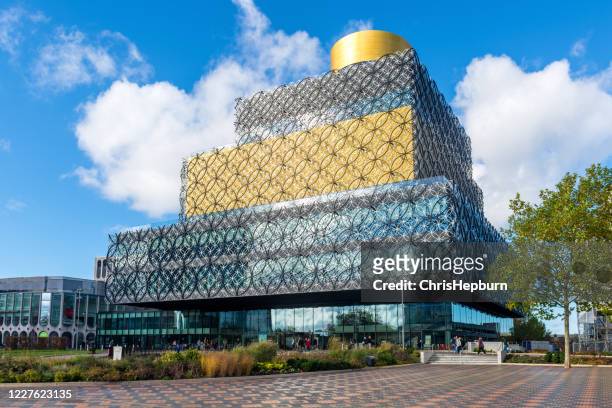the library of birmingham, birmingham, west midlands, england, uk - birmingham west midlands stock pictures, royalty-free photos & images