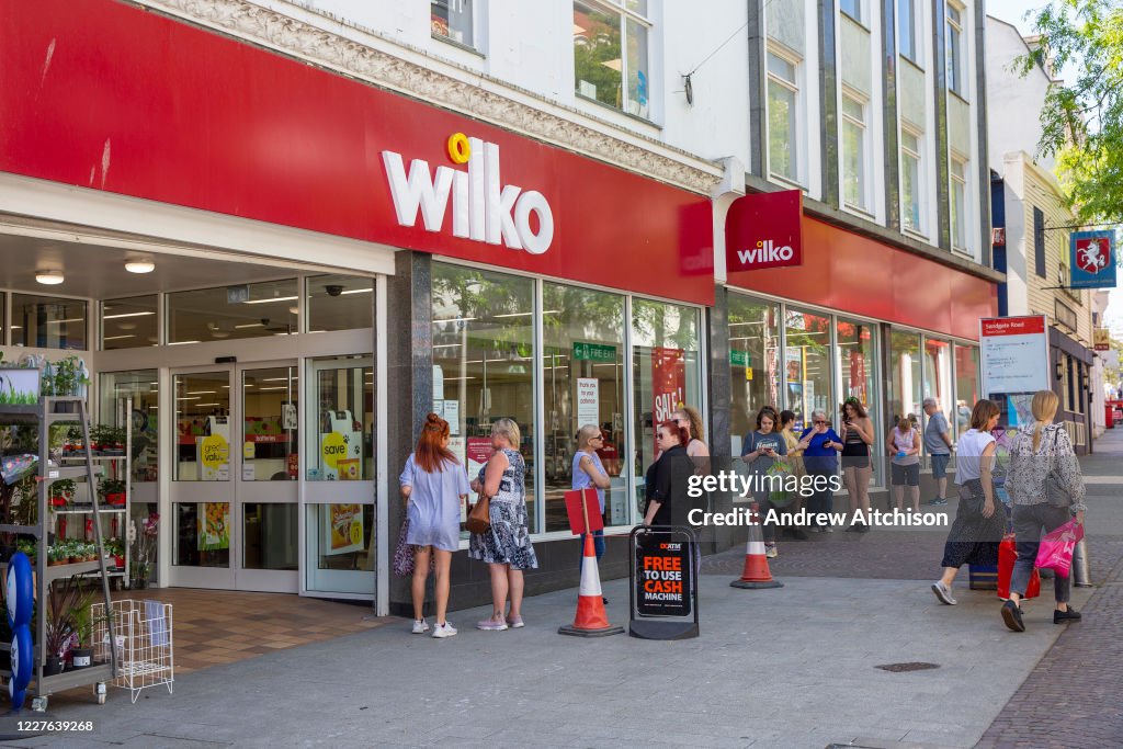 Social Distancing In Folkestone Town Centre