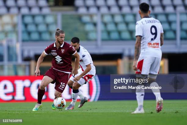 Cristian Ansaldi of Torino FC in action during the Serie A match between Torino Fc and Genoa Cfc. . Torino Fc wins 3-0 over Genoa Cfc.