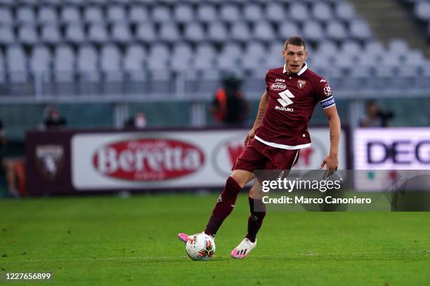 Andrea Belotti of Torino FC in action during the Serie A match between Torino Fc and Genoa Cfc. . Torino Fc wins 3-0 over Genoa Cfc.