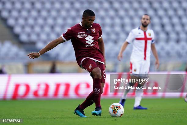 Gleison Bremer of Torino FC in action during the Serie A match between Torino Fc and Genoa Cfc. . Torino Fc wins 3-0 over Genoa Cfc.