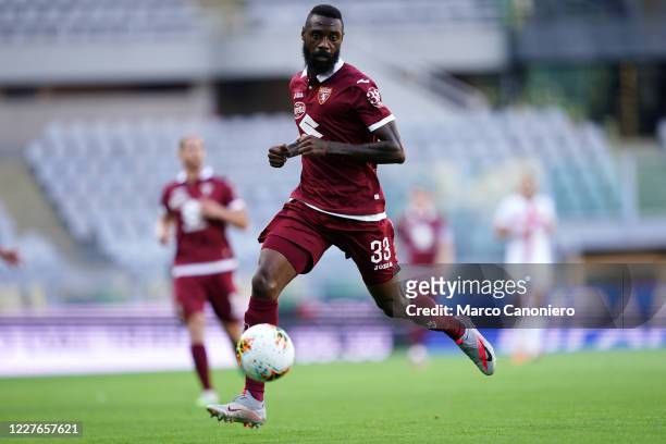 Nicolas N'Koulou of Torino FC in action during the Serie A match between Torino Fc and Genoa Cfc. . Torino Fc wins 3-0 over Genoa Cfc.