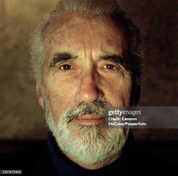Christopher Lee , English actor and singer, circa 2000. After a distinguished career in both the RAF and SAS during World War Two, Lee pursued an...