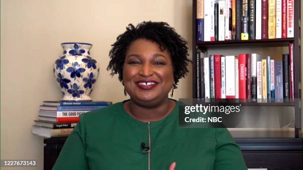 Episode 1290A -- Pictured in this screengrab: Politician Stacey Abrams during an interview on July 15, 2020 --