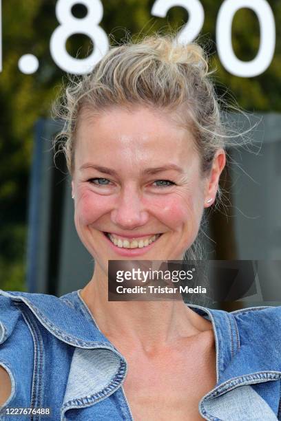 Rhea Harder-Vennewald during the Bruno F. Apitz exhibition opening on July 17, 2020 in Hamburg, Germany.