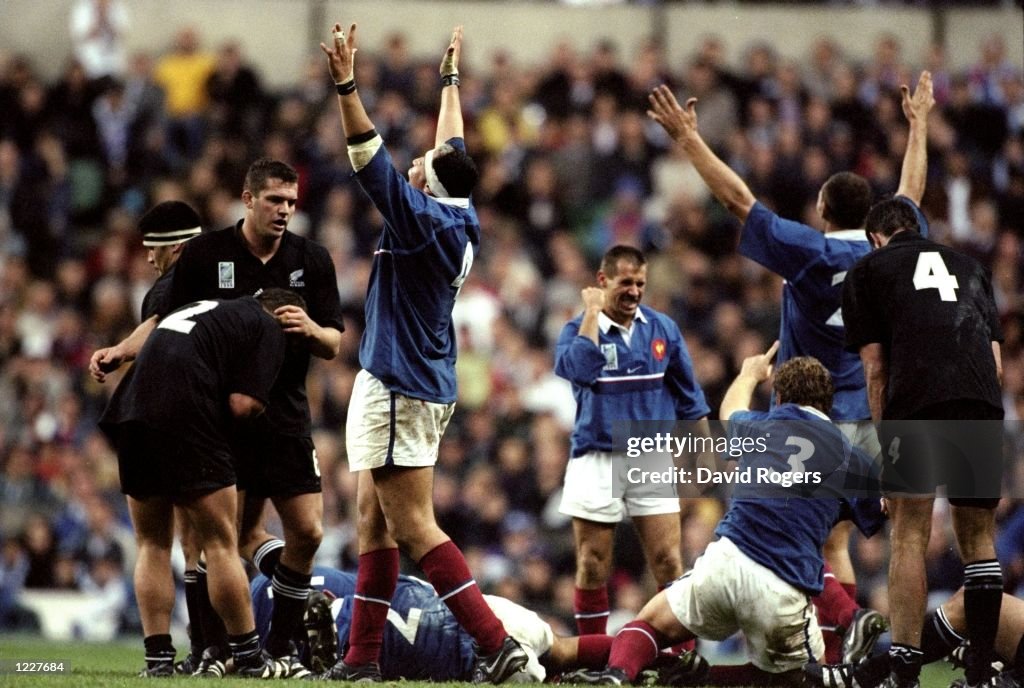 Fench team celebrate