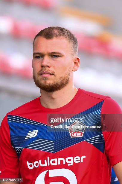 Maxime WACKERS of Lille during the pre-season soccer friendly match between Lille and Mouscron on July 18, 2020 in Mouscron, Belgium.