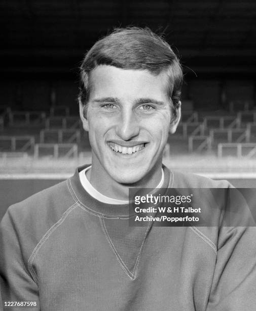 Liverpool goalkeeper Ray Clemence at Anfield on July 17, 1968 in Liverpool, England.