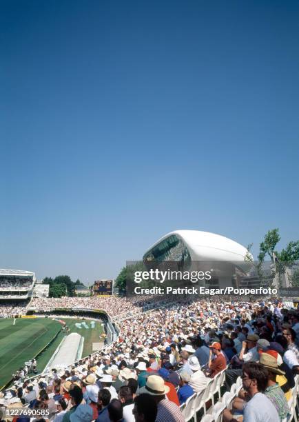 General view of the new NatWest Media Centre between the Compton and Edrich Stands during the 2nd Test match between England and New Zealand at...