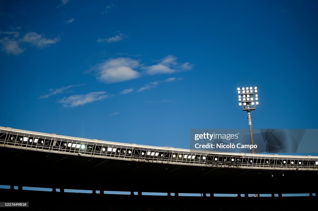 General view shows stadio Marcantonio Bentegodi during the...