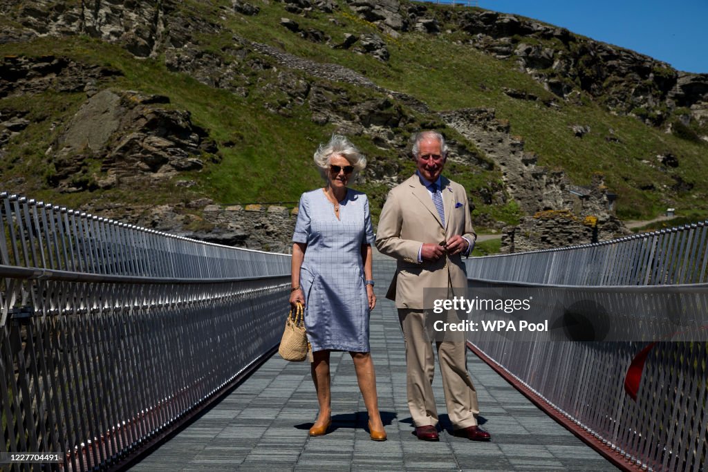 The Duke And The Duchess Of Cornwall Undertake Engagements In Devon And Cornwall - Day One
