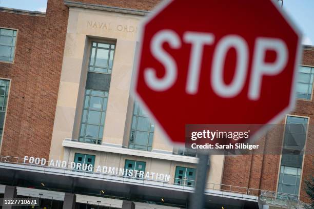 The exterior of the Food And Drug Administration headquarters is seen on July 20, 2020 in White Oak, Maryland.