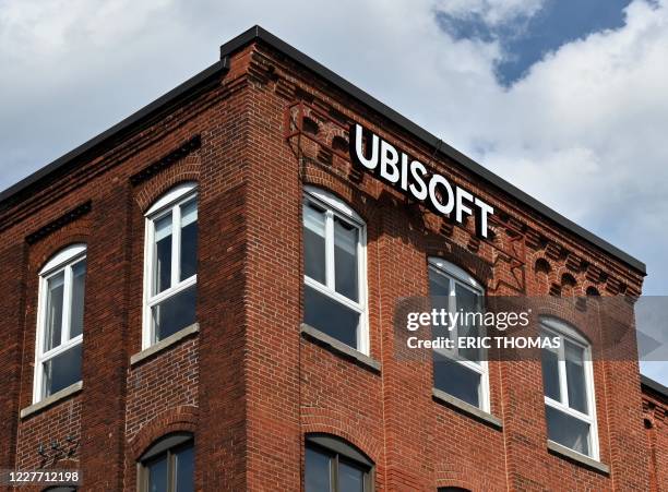 French videogame giant Ubisoft's Montreal office is seen on July 18, 2020 in Quebec, Canada. The recent sexual-harassment scandal shaking Ubisoft,...