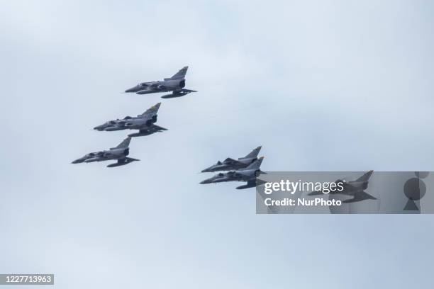 Due to the spread of the virus crown, there was not the usual military parade on the day of the independence of Colombia, but there was an air...