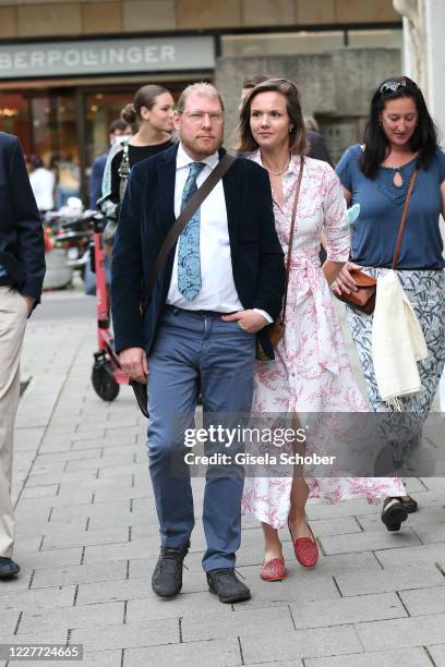 Halifax Sachs, son of Gunter and Mirja Sachs, attends the exhibition "Gunter Sachs - Kamerakunst" at Kuenstlerhaus am Lenbachplatz on July 21, 2020...