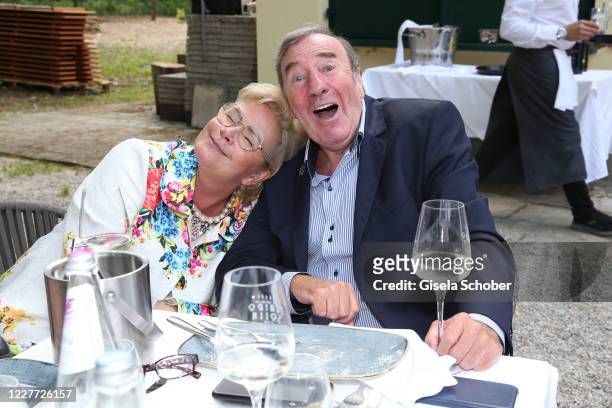 Claudia Effenberg and Frank Fleschenberg, Eagles Golf Club, during the "Ladies Lunch im Teatro" for the benefit of the Tribute to Bambi Foundation at...