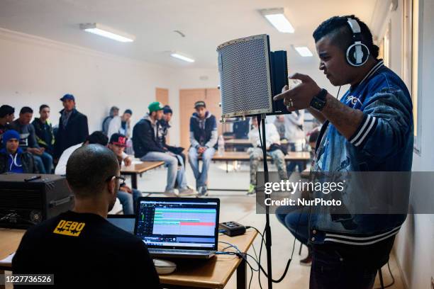 Kaserine, Tunisia, 17 December 2013. A young collective of rappers organizes hip-hop workshops for underprivileged youth.