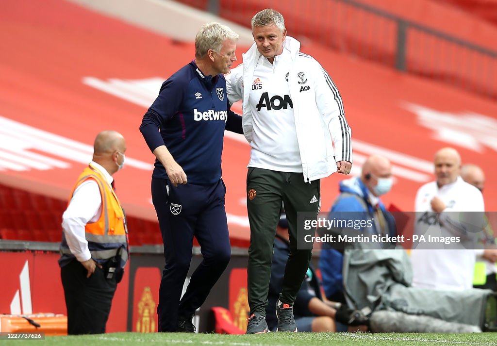 Manchester United v West Ham United - Premier League - Old Trafford