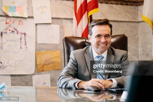 JoJohn Cranley, mayor of Cincinnati, sits for a photograph in Cincinnati, Ohio, U.S., on Thursday, July 16, 2020. Seventy percent of Cincinnati's...