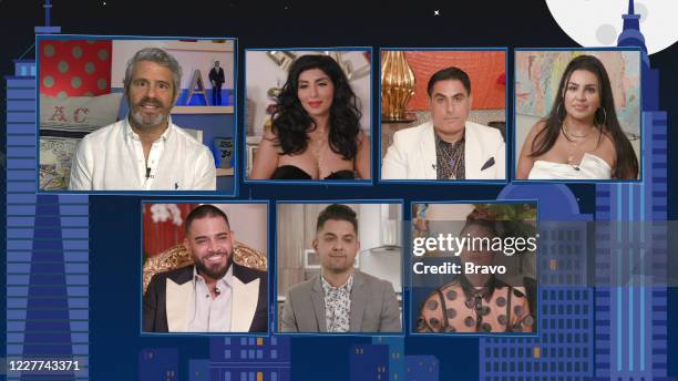 Shahs of Sunset Reunion" -- Pictured in this screen grab: Andy Cohen, Mike Shouhed, Destiney Rose, Nema Vand, Reza Farahan, Golnesa "GG"...