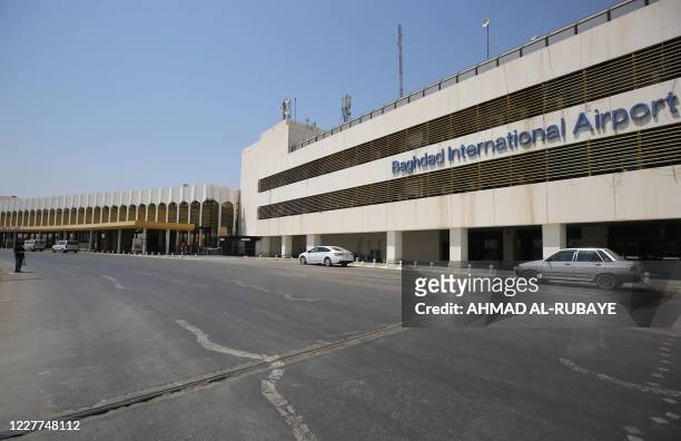 The Baghdad international airport is pictured following its reopening on July 23 after a closure forced by the coronavirus pandemic restrictions...