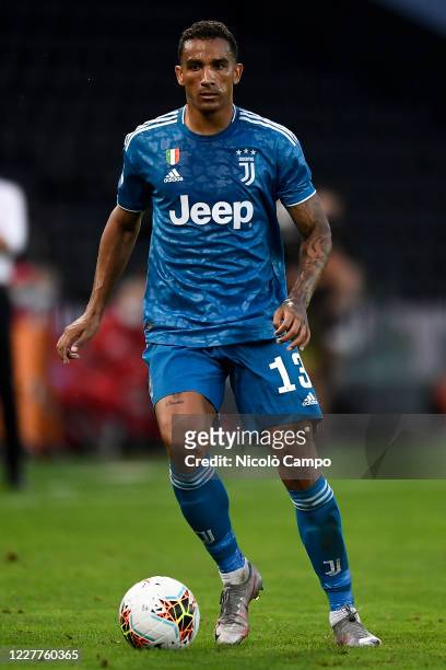 Danilo Luiz da Silva of Juventus FC in action during the Serie A football match between Udinese Calcio and Juventus FC. Udinese Calcio won 2-1 over...