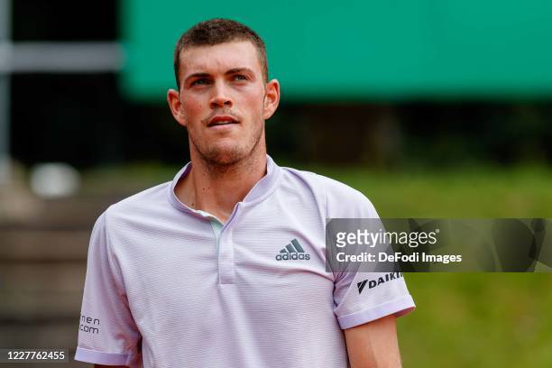 Maximilian Marterer looks on during a match against Cedrik-Marcel Stebe at the Men's final round of the DTB German Pro Series 2020 on July 24, 2020...
