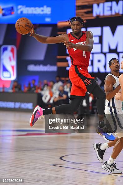 Daniel House Rockets Daniel House Jr. #4 of the Houston Rockets drives to the basket and ...