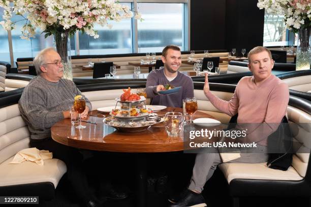 Bother-In-Law" Episode 804 -- Pictured: Harvey Hughes III, Chase Chrisley, Todd Chrisley --