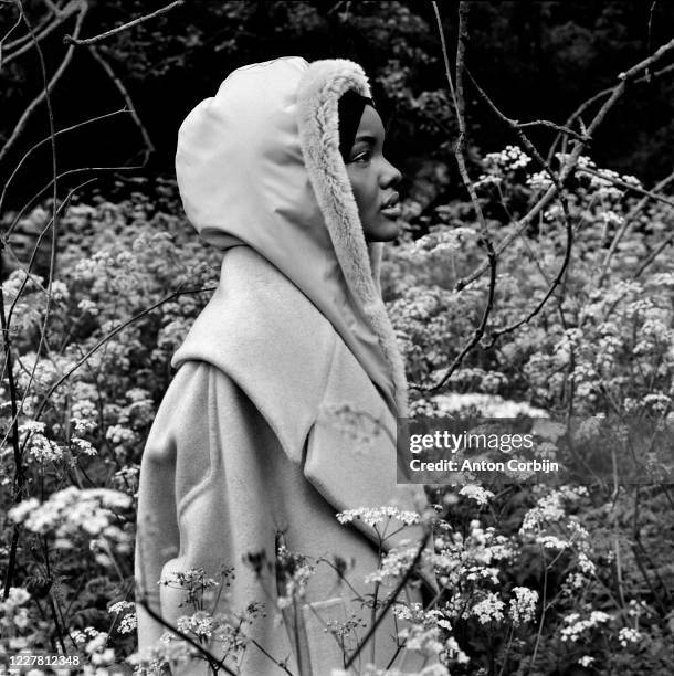 Model Halima Aden poses for a portrait on April 27, 2017 in London, England.