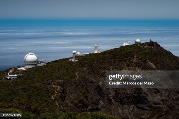 Carlsberg Meridian Telescope in Roque de los Muchachos Observatory, where some of the world's largest telescopes are located at the highest point on...