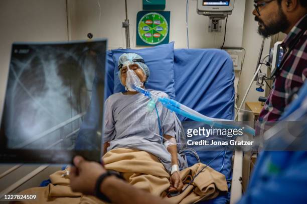 Inside the Fortis hospital, in Kolkata, an elderly woman has been hospitalized urgently due to a lung infection. When the air is more polluted the...
